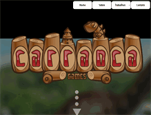 Tablet Screenshot of carrancagames.com